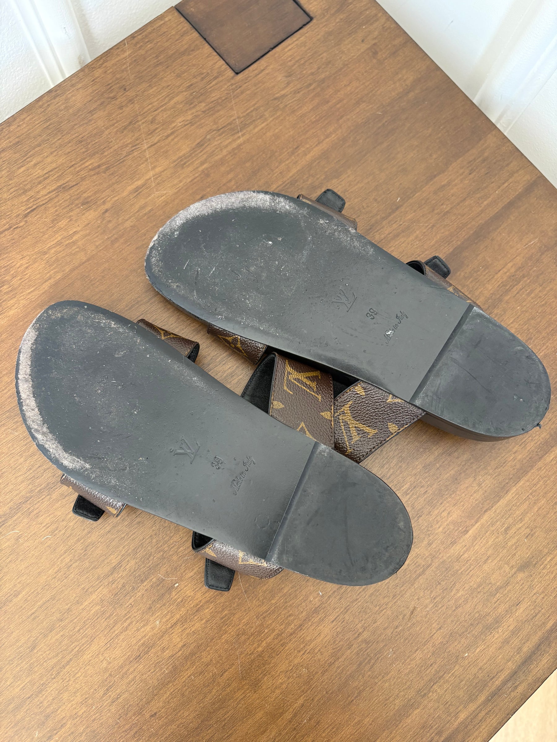 Louis Vuitton Bom Dia Mule Monogram Brown, 39