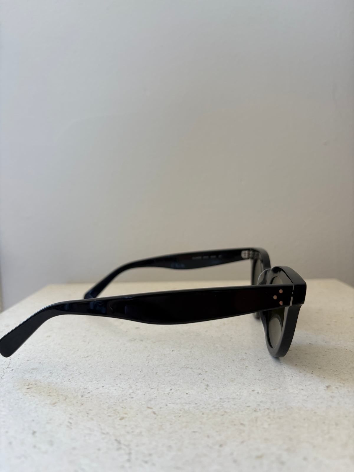 Celine Black Round Sunglasses