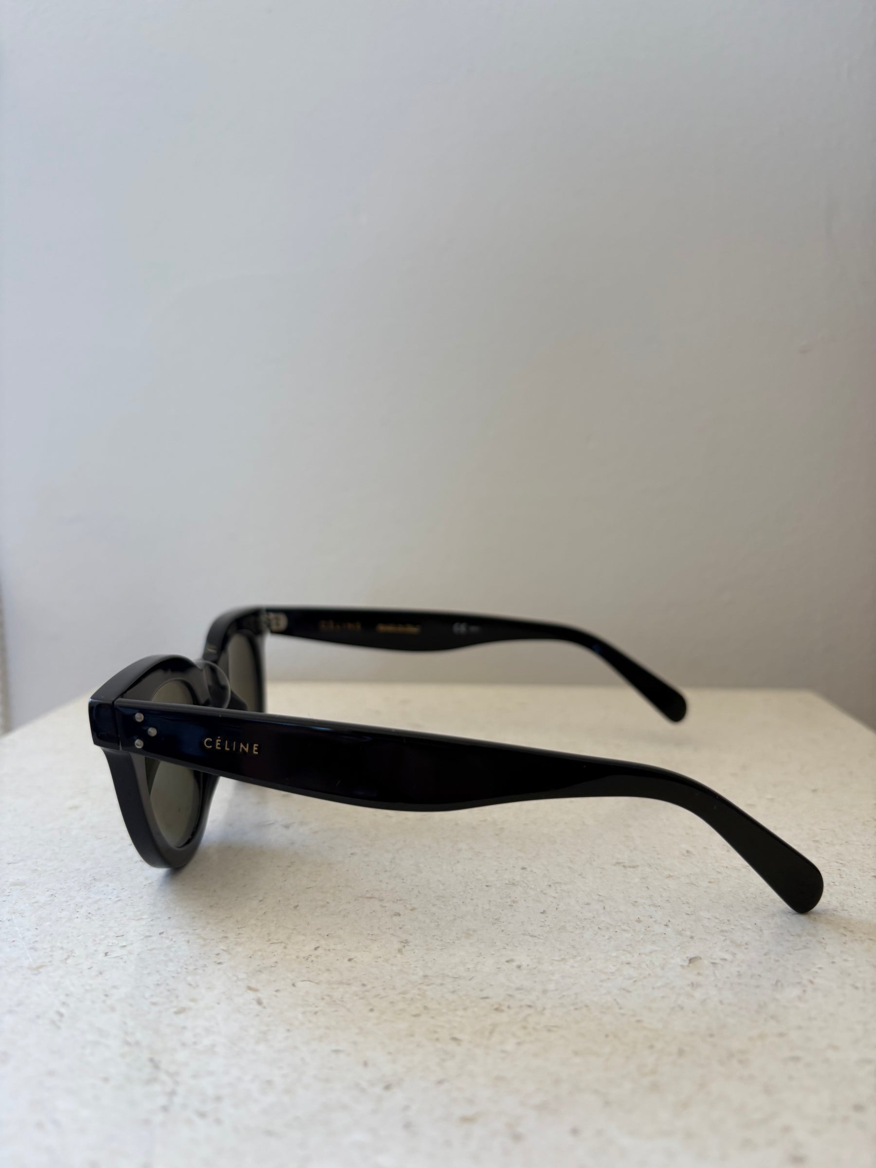 Celine Black Round Sunglasses