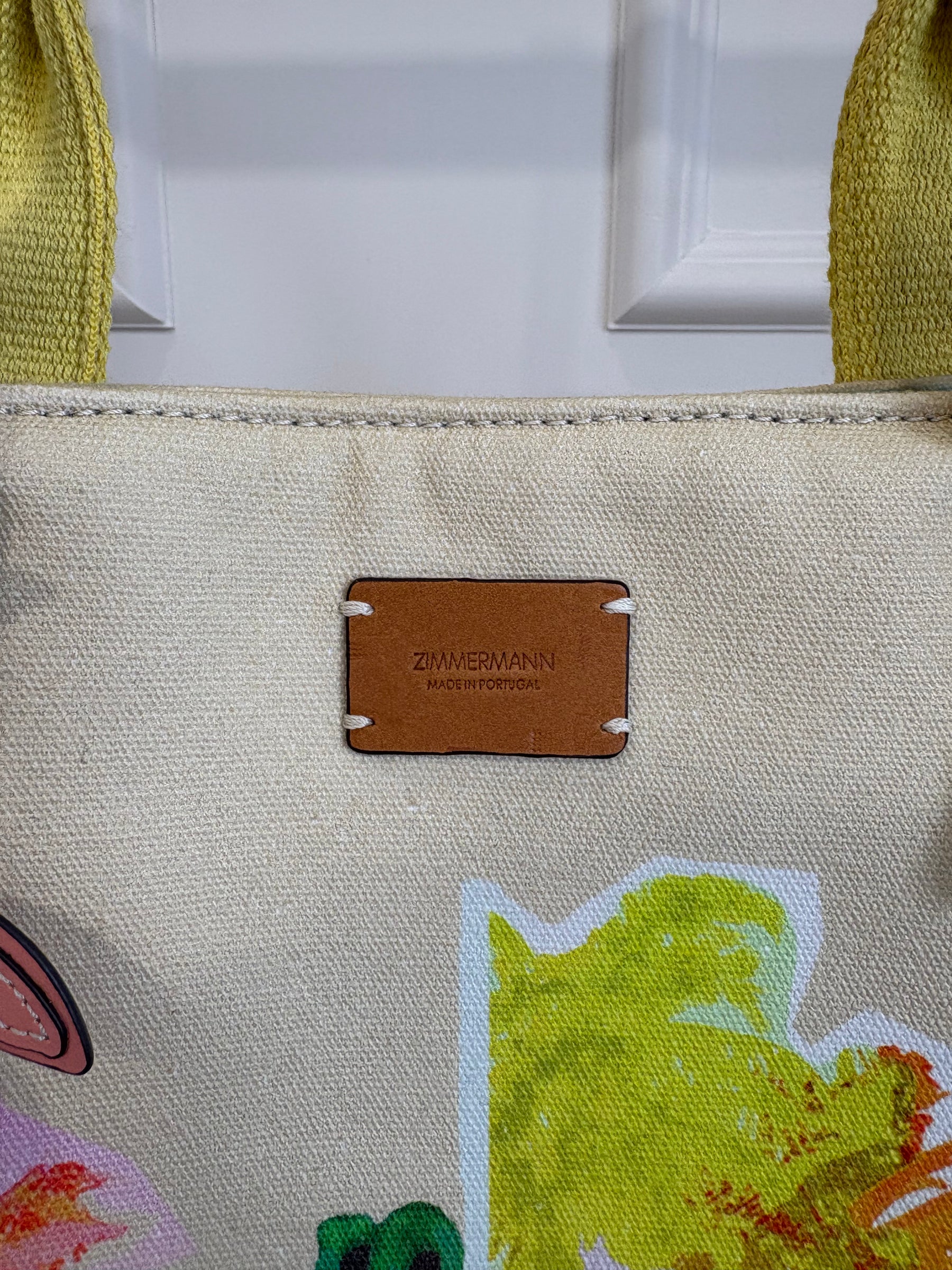 Zimmermann Printed Beach Tote With Shoulder Strap