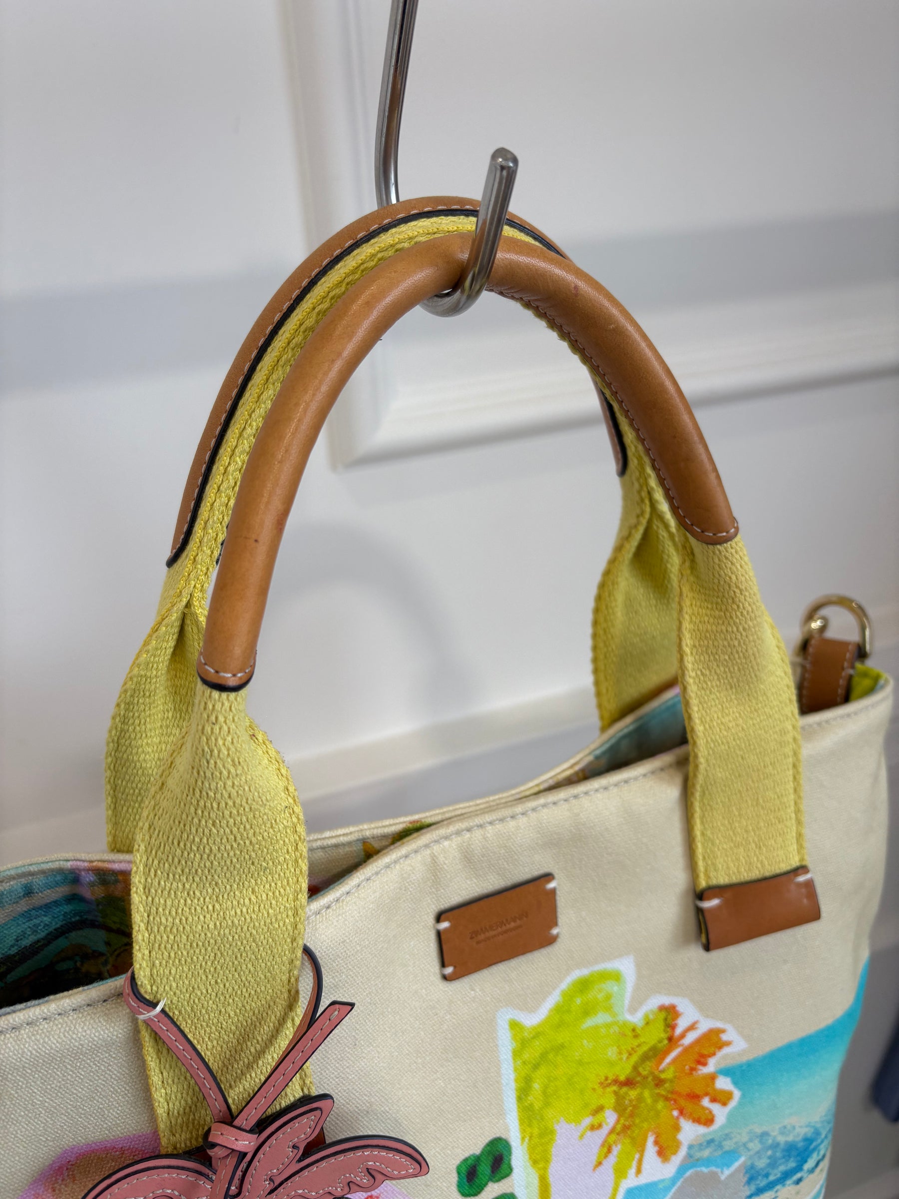 Zimmermann Printed Beach Tote With Shoulder Strap