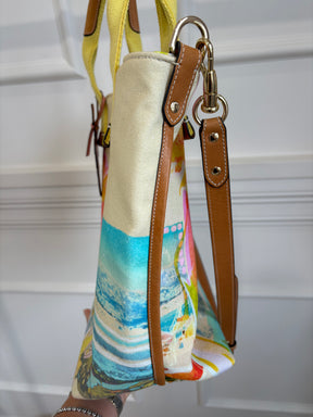 Zimmermann Printed Beach Tote With Shoulder Strap