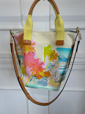 Zimmermann Printed Beach Tote With Shoulder Strap