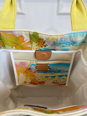 Zimmermann Printed Beach Tote With Shoulder Strap