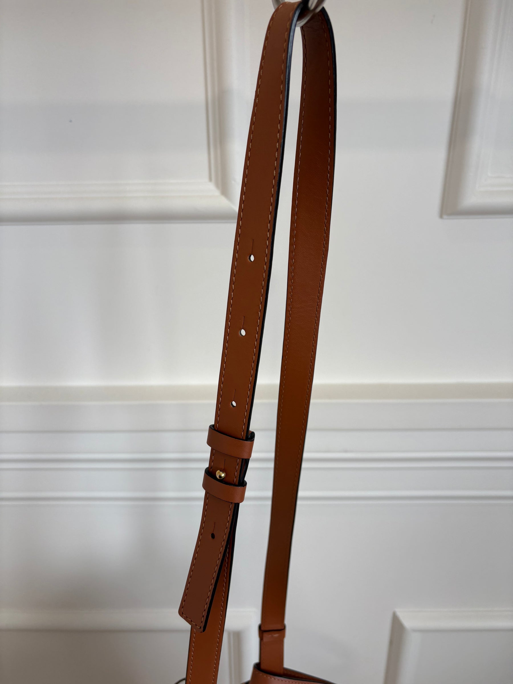 Loewe Black and Tan Leather Drawstring Balloon Bucket Bag