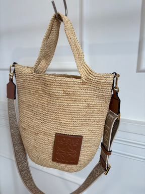 Loewe Raffia Slit Crossbody Bag
