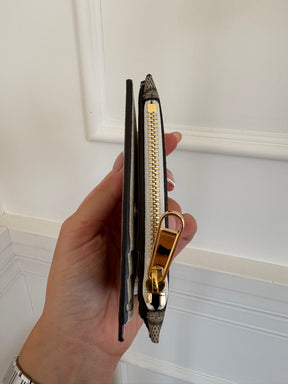 Gucci Canvas Monogram 'Kawaii' Printed Mini Flap Wallet