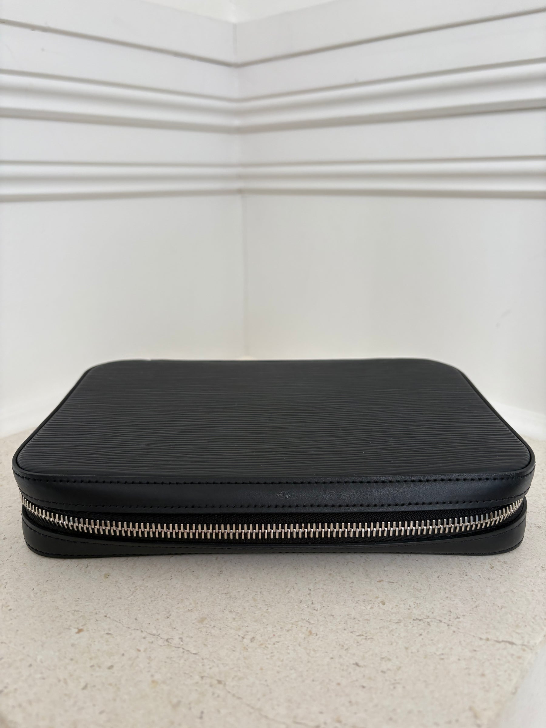 Louis Vuitton Dandy Epi Wallet In Black