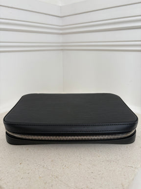 Louis Vuitton Dandy Epi Wallet In Black