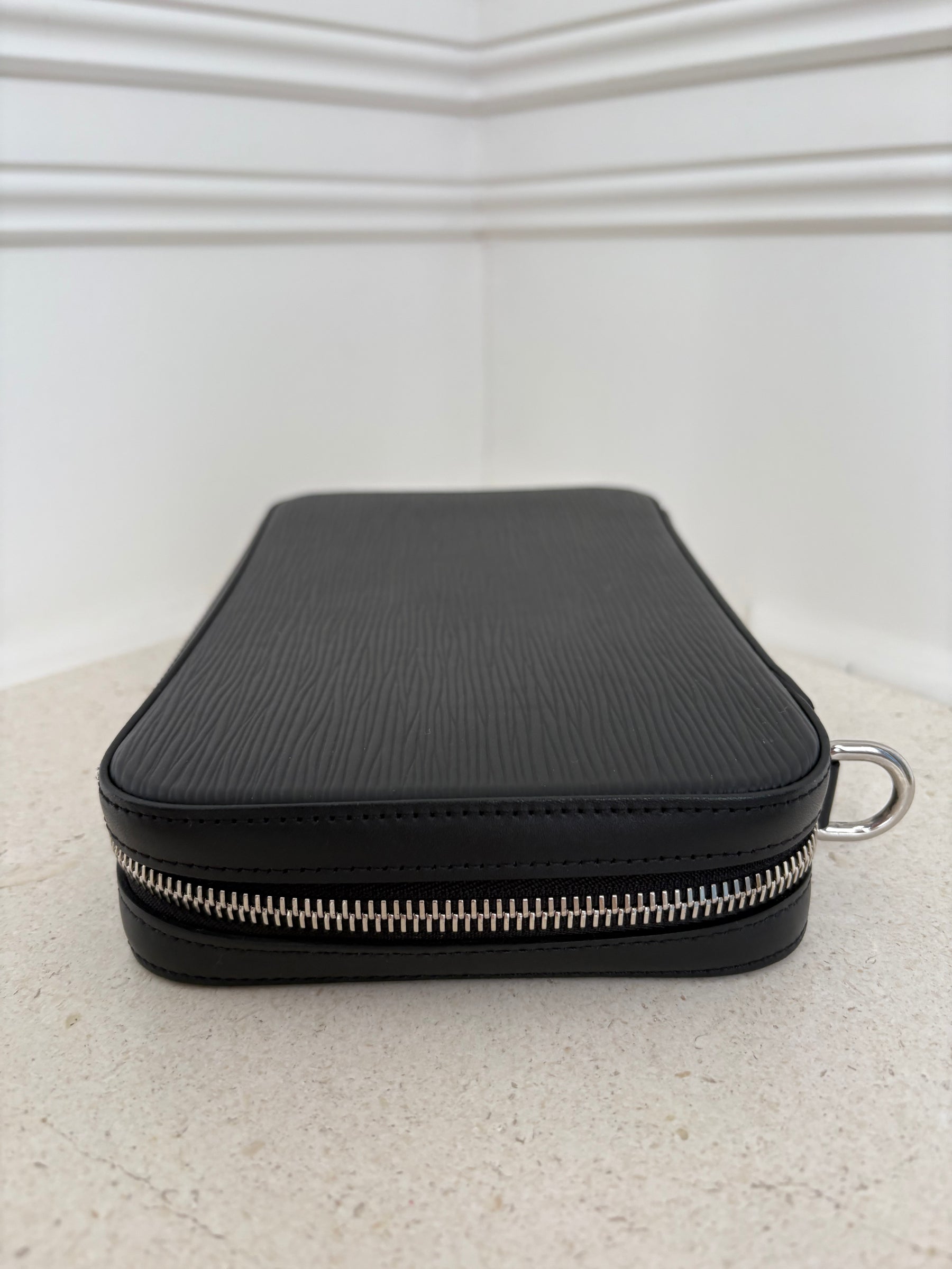 Louis Vuitton Dandy Epi Wallet In Black