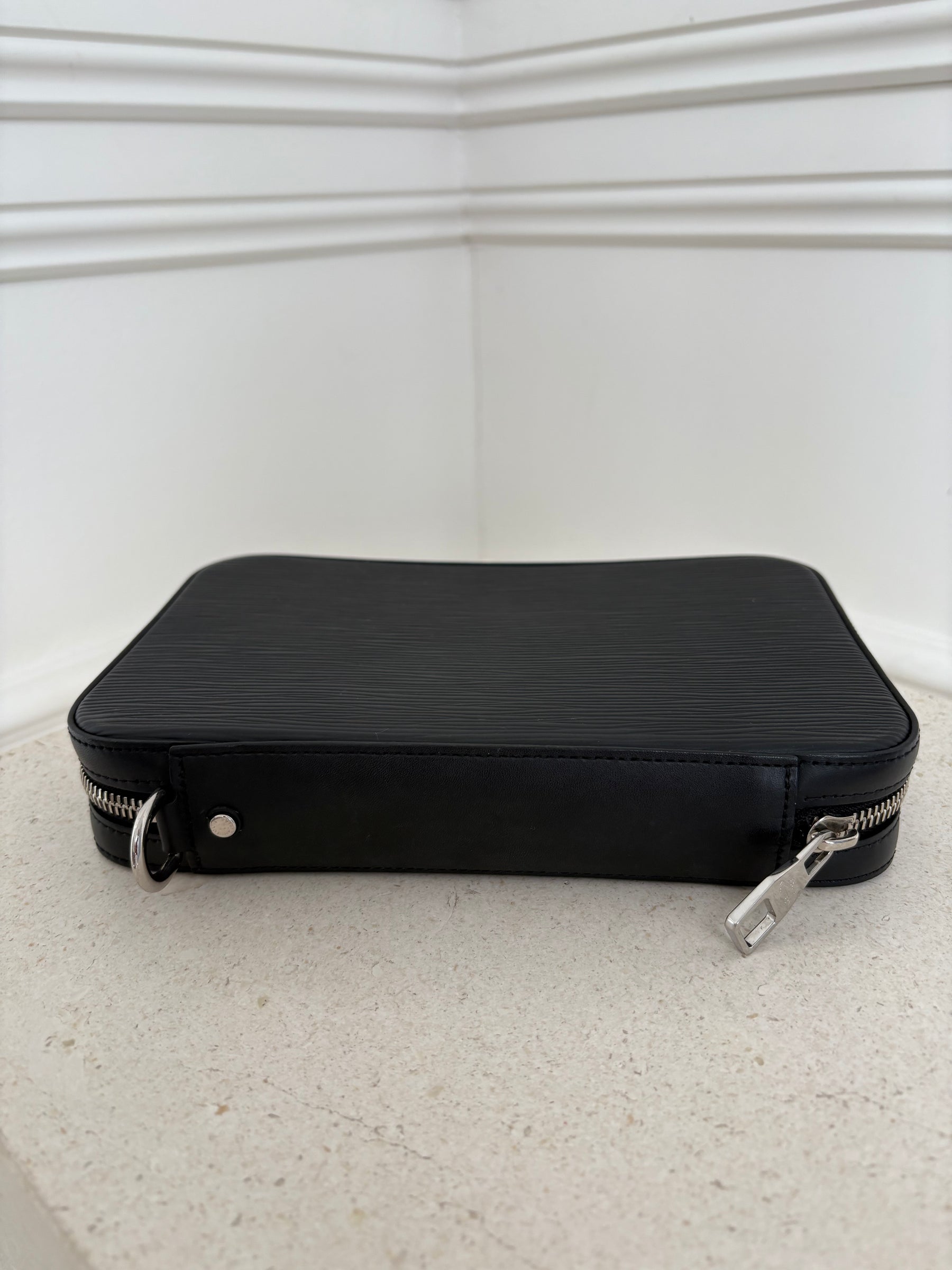 Louis Vuitton Dandy Epi Wallet In Black