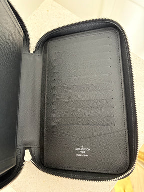 Louis Vuitton Dandy Epi Wallet In Black