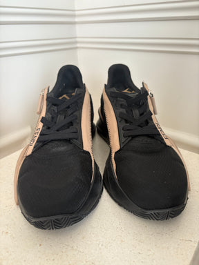 Fendi Black and Beige Sneakers, 39