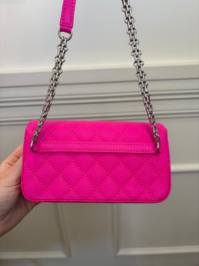 Chanel Neon Pink Quilted Leather Reissue Belt Bag