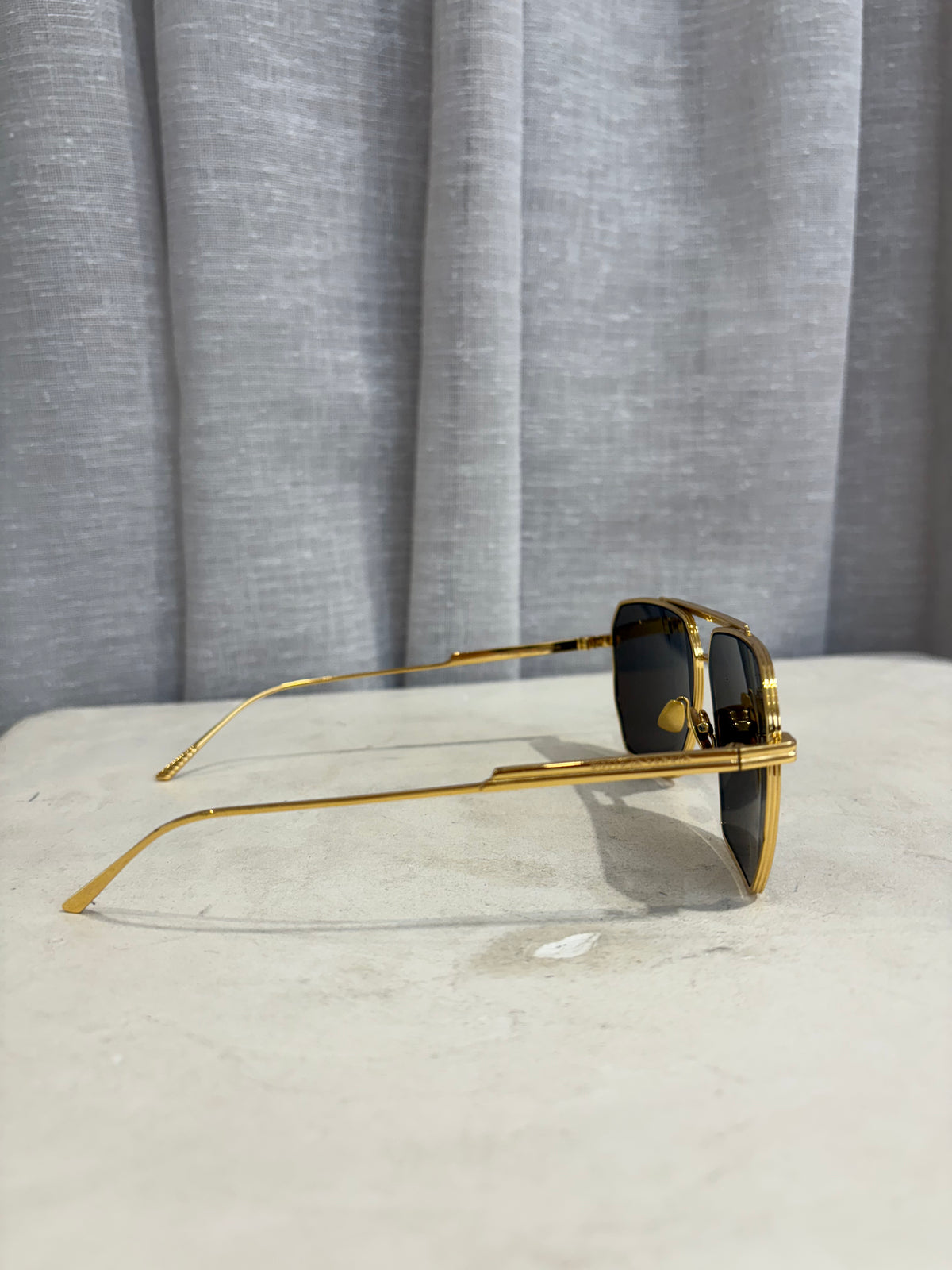 Bottega Veneta Gold Frame Sunglasses