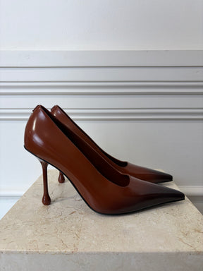 Jimmy Choo Brown Ombre Pointed Pumps, 40