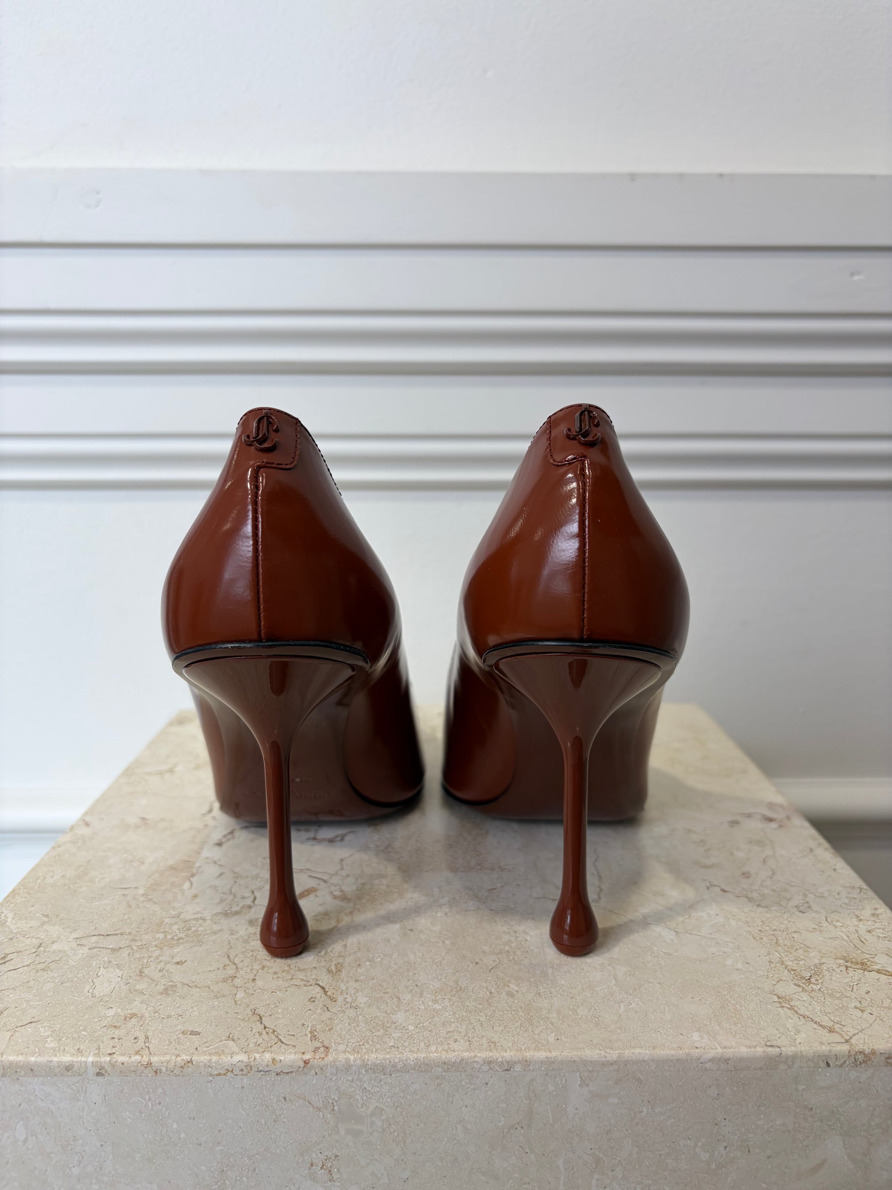 Jimmy Choo Brown Ombre Pointed Pumps, 40