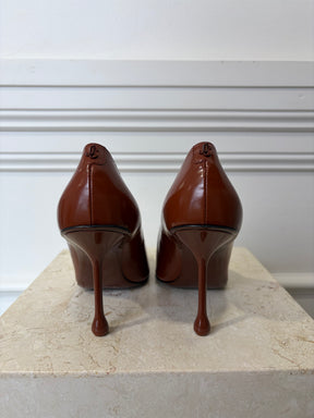 Jimmy Choo Brown Ombre Pointed Pumps, 40