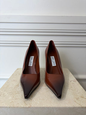 Jimmy Choo Brown Ombre Pointed Pumps, 40