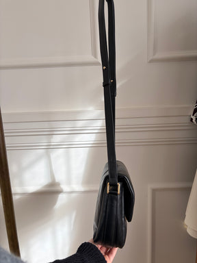 A.P.C. Black Soft Leather Grace Bag