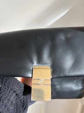 A.P.C. Black Soft Leather Grace Bag