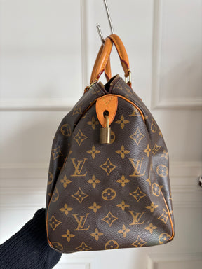 Louis Vuitton Canvas Monogram Speedy 35