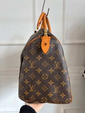 Louis Vuitton Canvas Monogram Speedy 35