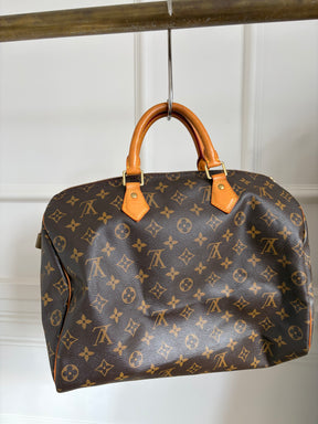 Louis Vuitton Canvas Monogram Speedy 35