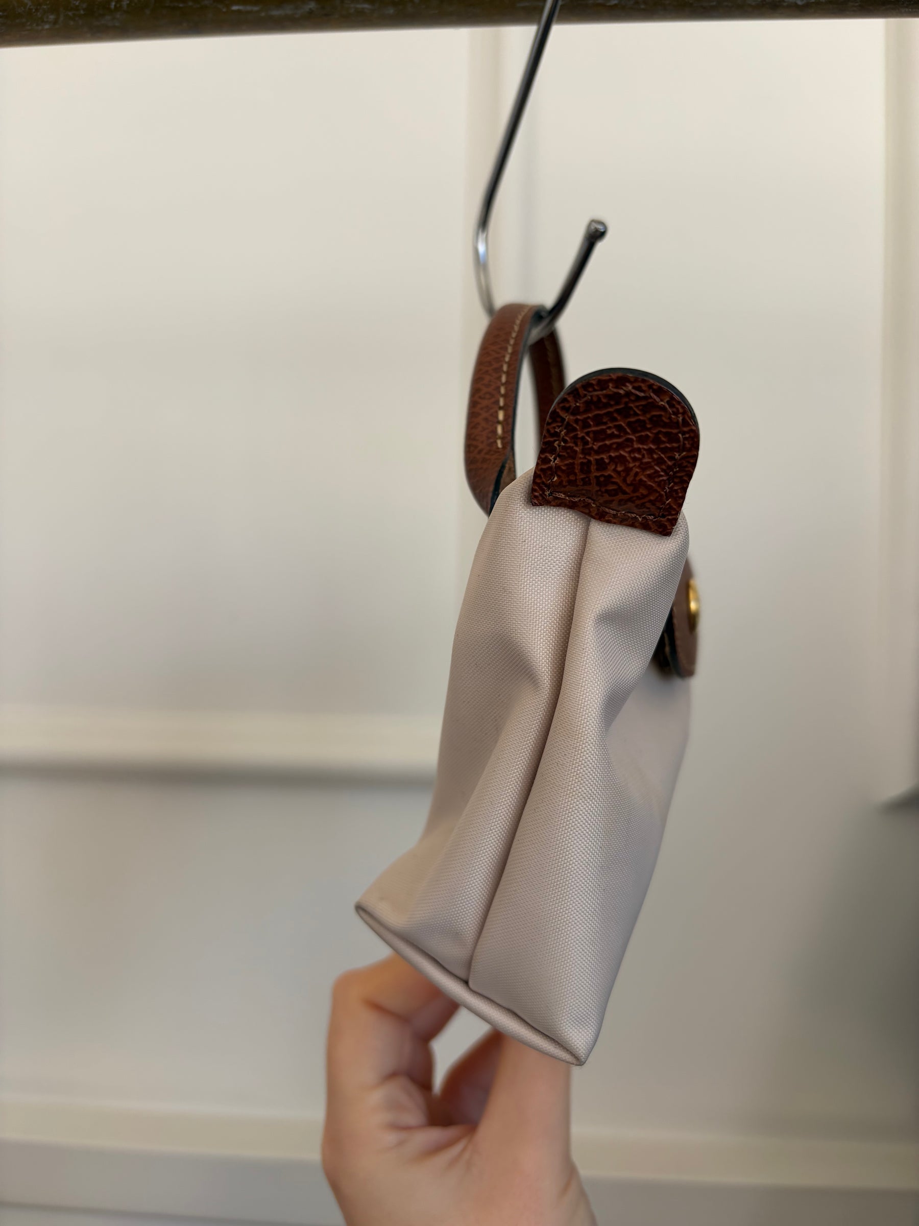 Longchamp Ecru Le Pilage Pouch
