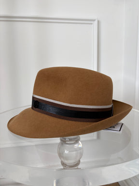 Maison Michel Tan Felt Fedora, M