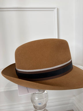 Maison Michel Tan Felt Fedora, M