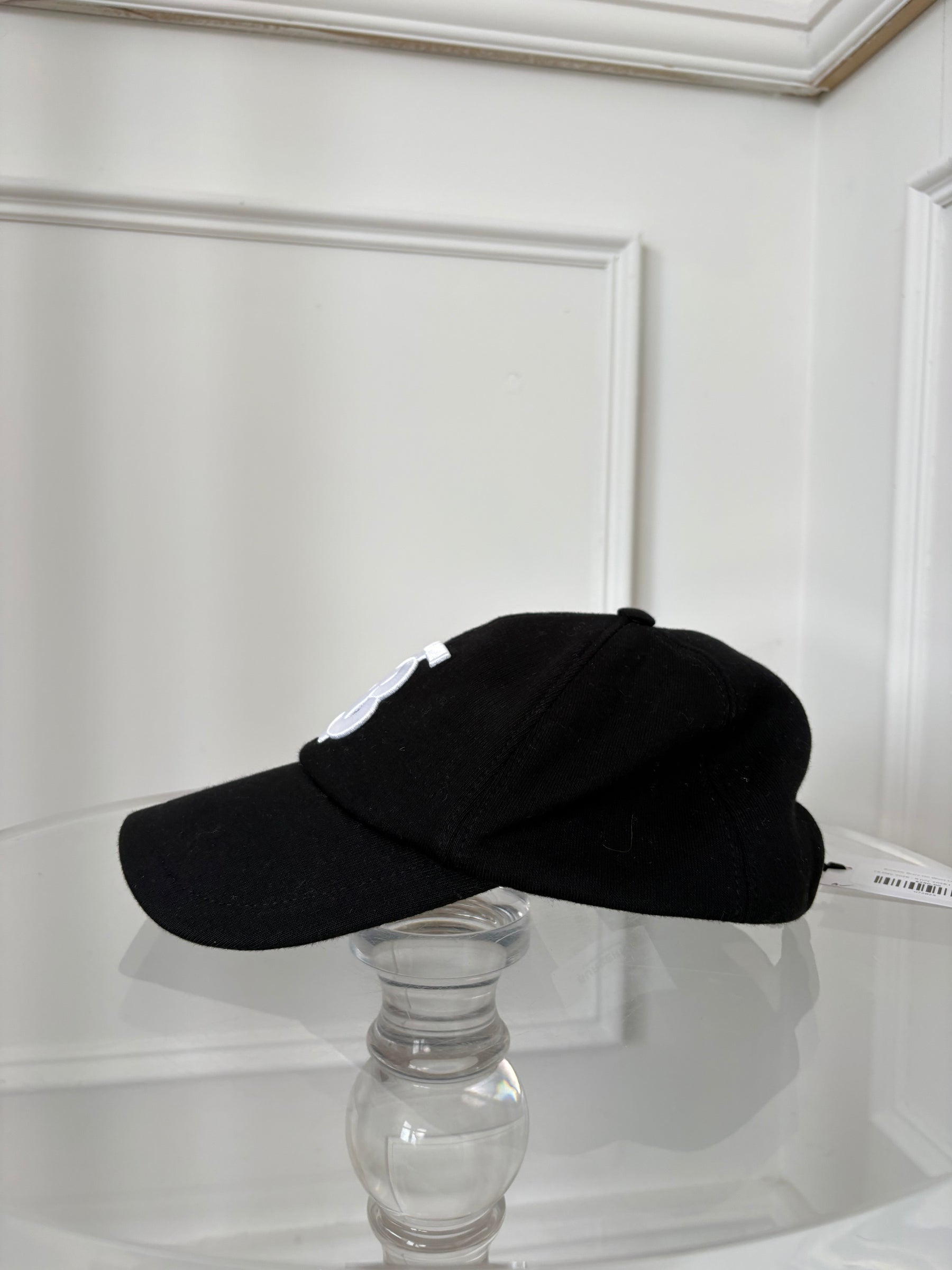 Burberry Black and White Logo Cap, S