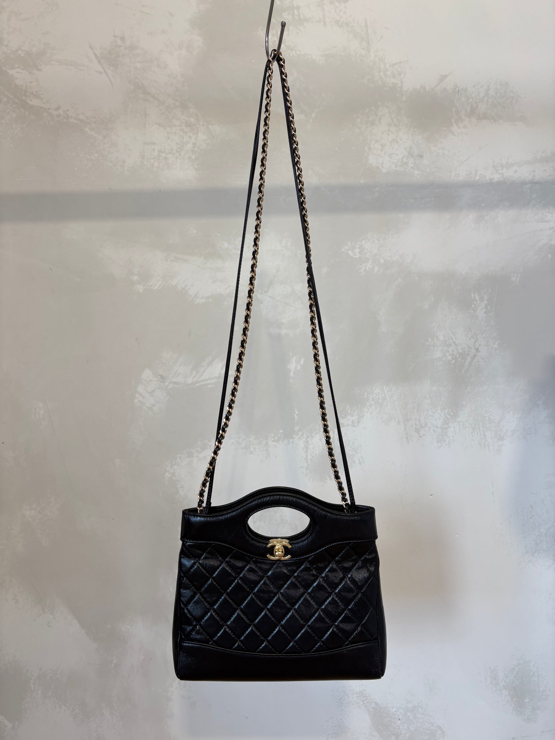 Chanel 31 Shopping Mini Bag Black