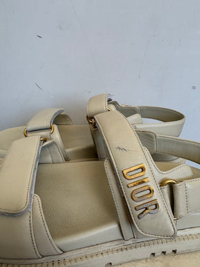 DIOR Dioract Sandals  In Cream, 41