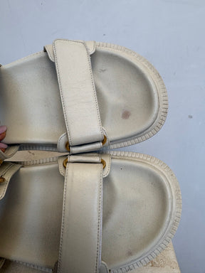 DIOR Dioract Sandals  In Cream, 41