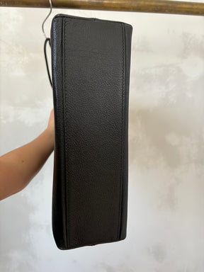 Balenciaga Leather North South Shopping Tote Black