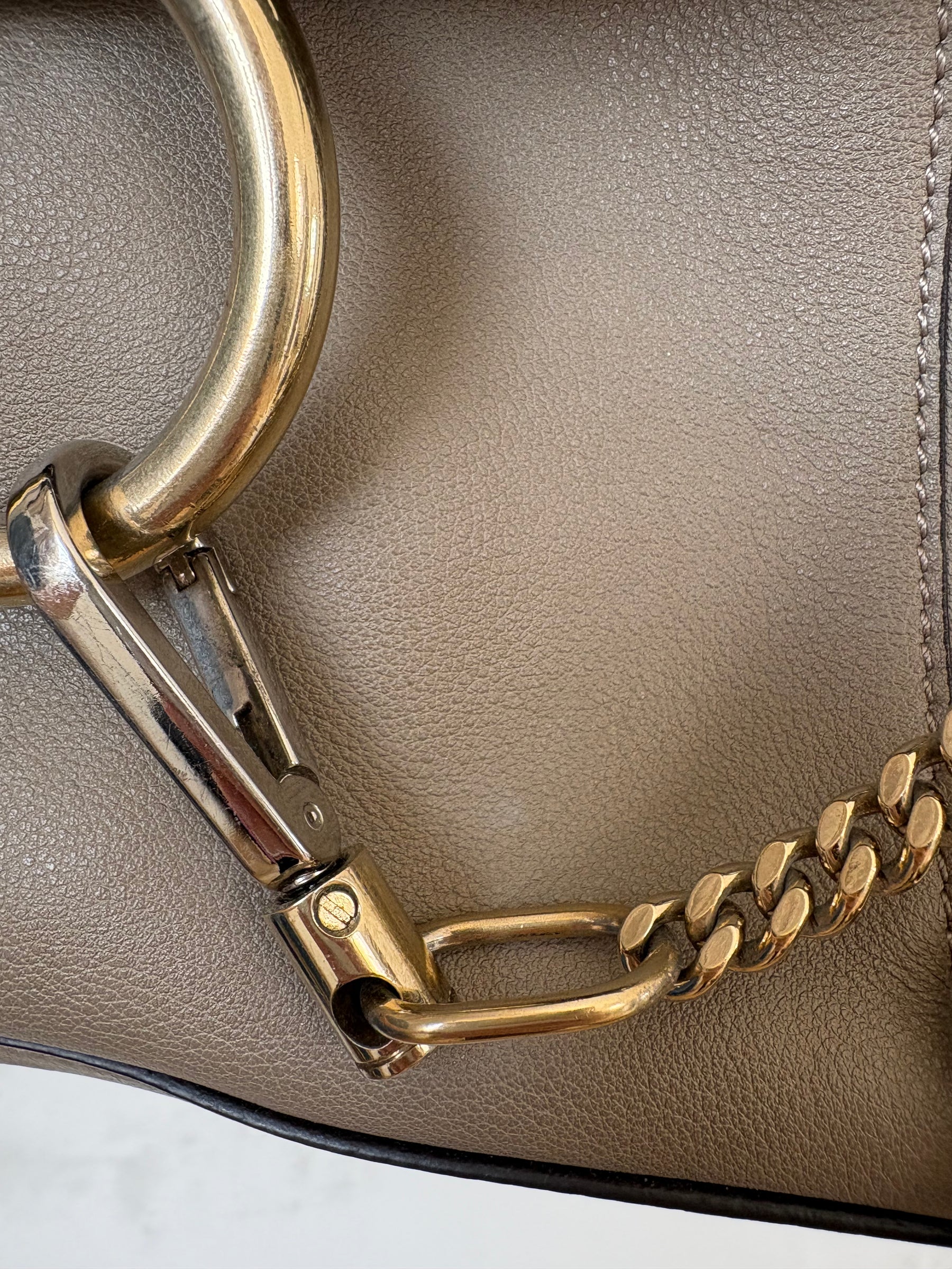 Chloé Small Faye Day Bag In Taupe