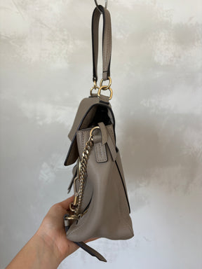Chloé Small Faye Day Bag In Taupe