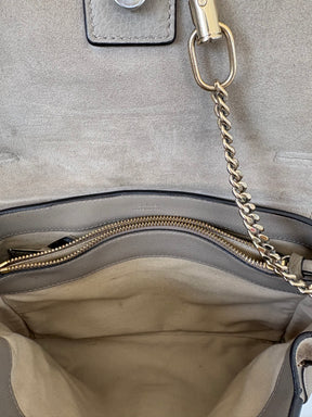 Chloé Small Faye Day Bag In Taupe