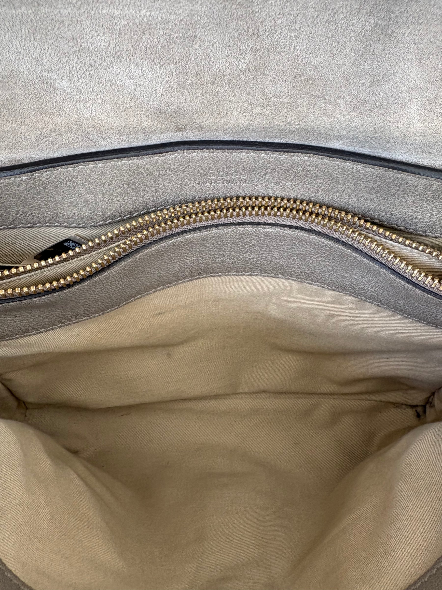 Chloé Small Faye Day Bag In Taupe