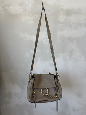 Chloé Small Faye Day Bag In Taupe