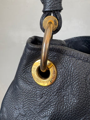 Louis Vuitton Navy Empreinte Leather Artsy Bag,