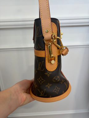 Louis Vuitton Duffle Monogram Canvas Bucket Bag