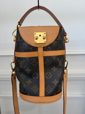 Louis Vuitton Duffle Monogram Canvas Bucket Bag
