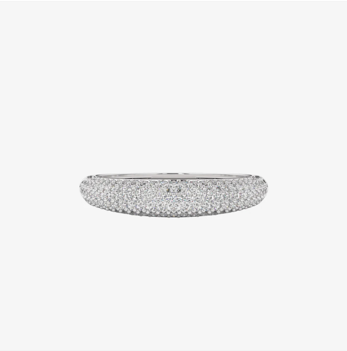 Goldie Paris White Gold Nilly Ring with Diamonds