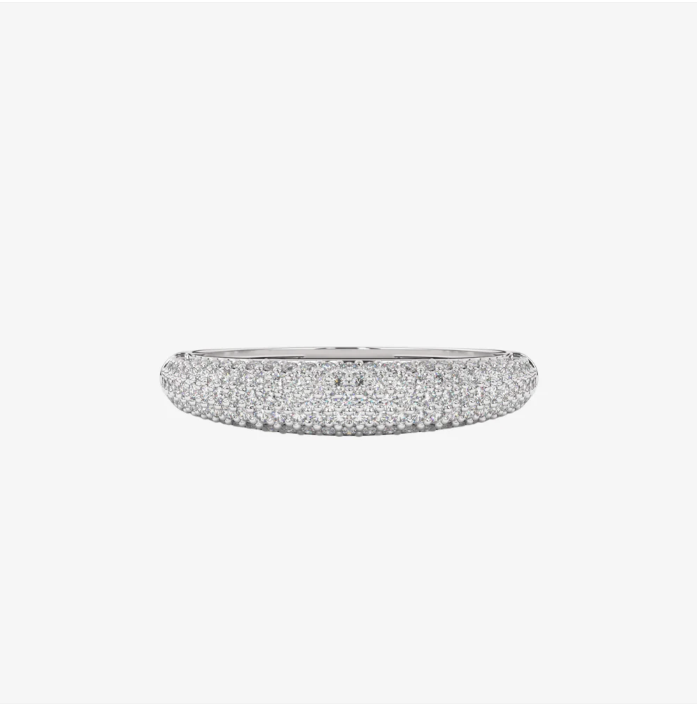 Goldie Paris White Gold Nilly Ring with Diamonds
