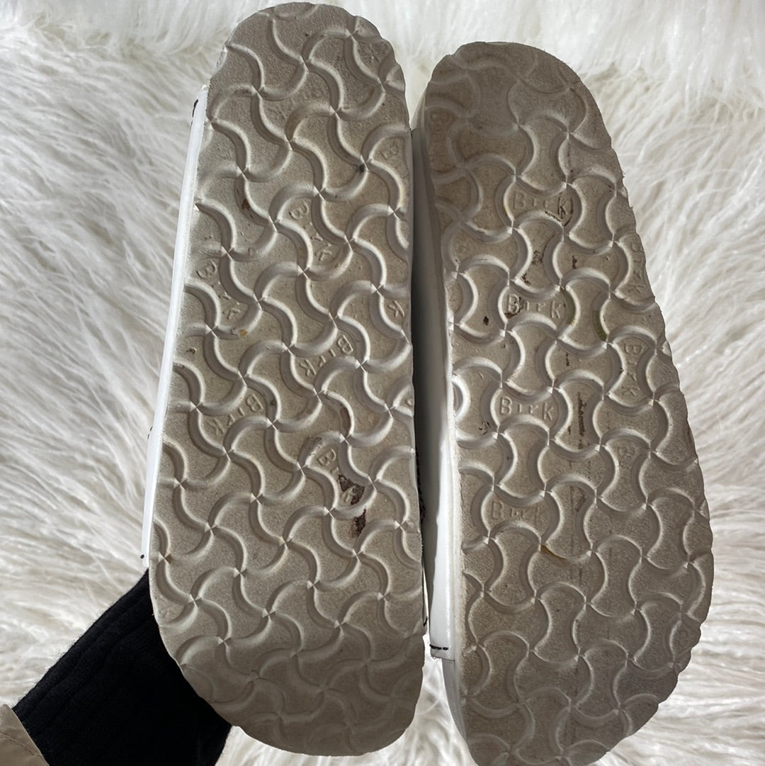 Birkenstock Proenza Schouler White Arizona Slides, 37
