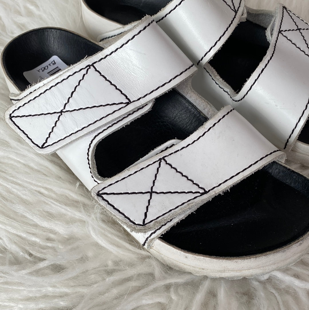 Birkenstock Proenza Schouler White Arizona Slides, 37