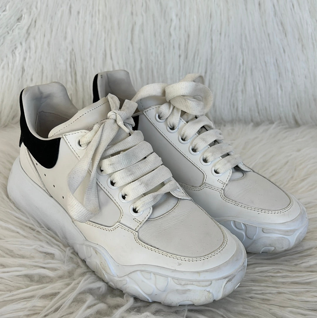 Alexander McQueen Court Low Top Sneakers, 37.5