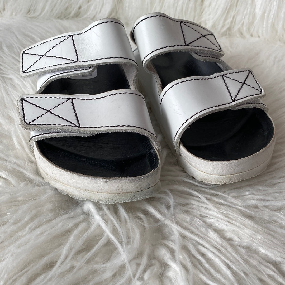 Birkenstock Proenza Schouler White Arizona Slides, 37